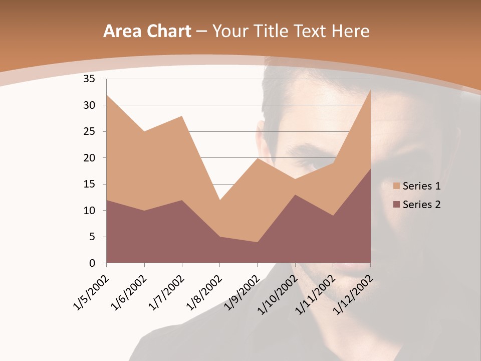 A Man In A Black Shirt Is Looking At The Camera PowerPoint Template