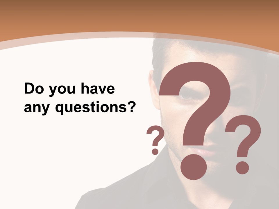 A Man In A Black Shirt Is Looking At The Camera PowerPoint Template