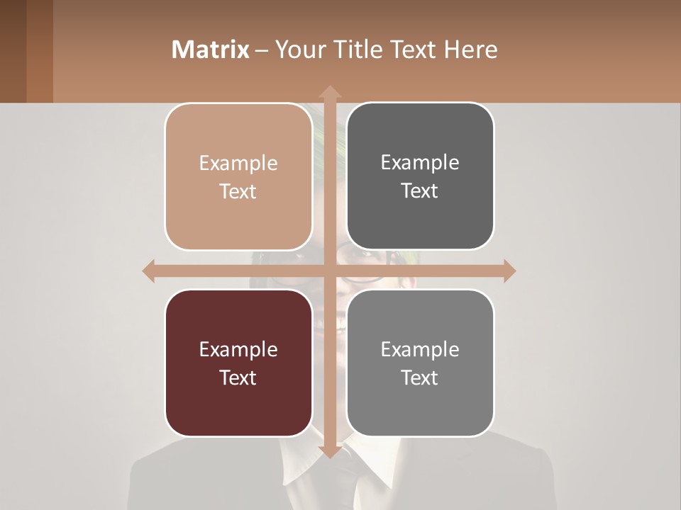 A Man With Green Hair And Glasses Holding A Sign PowerPoint Template