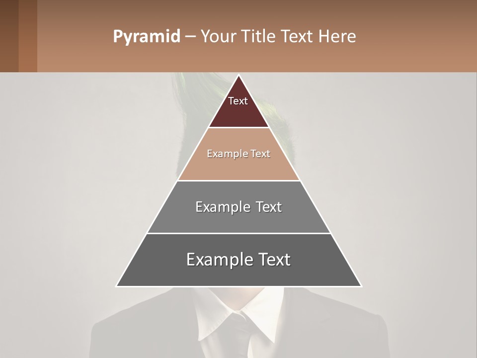 A Man With Green Hair And Glasses Holding A Sign PowerPoint Template