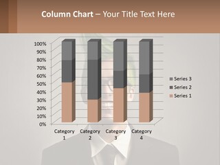 A Man With Green Hair And Glasses Holding A Sign PowerPoint Template