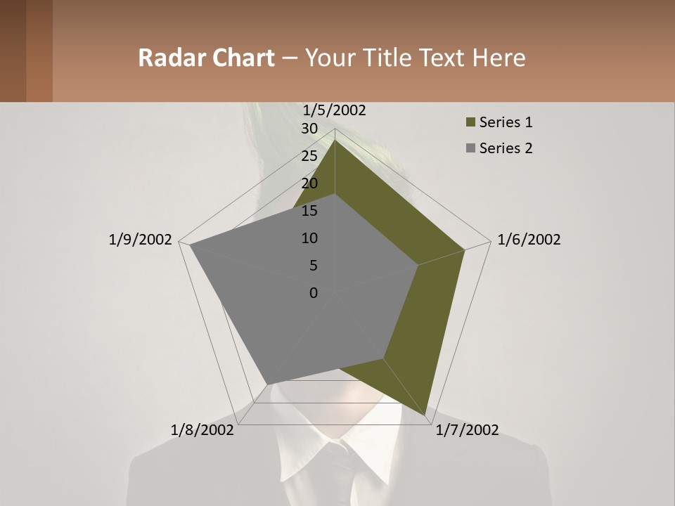 A Man With Green Hair And Glasses Holding A Sign PowerPoint Template
