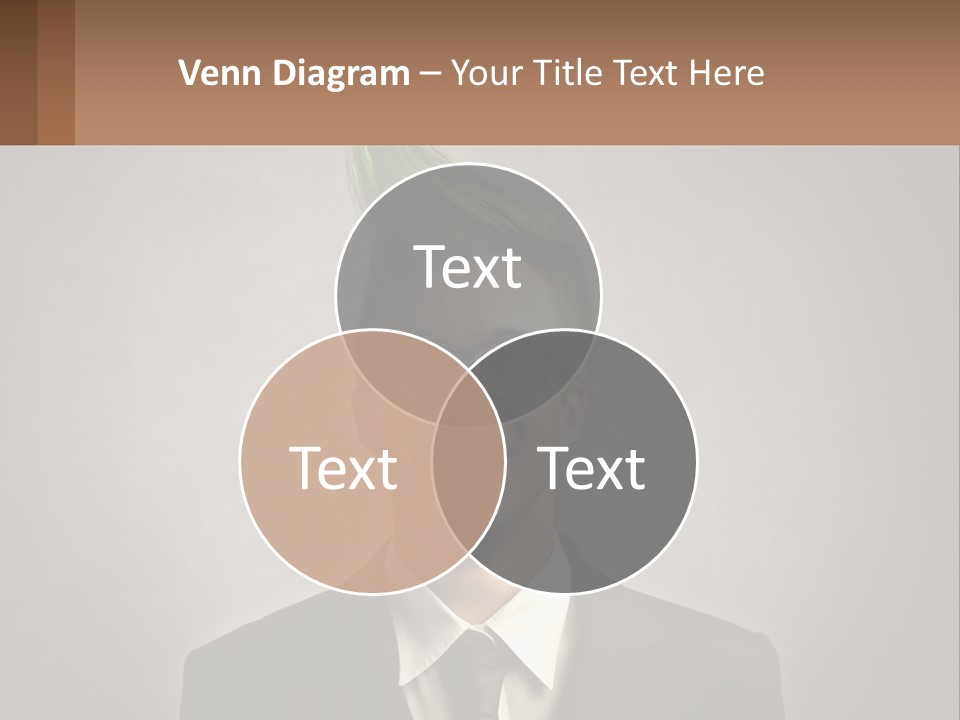 A Man With Green Hair And Glasses Holding A Sign PowerPoint Template