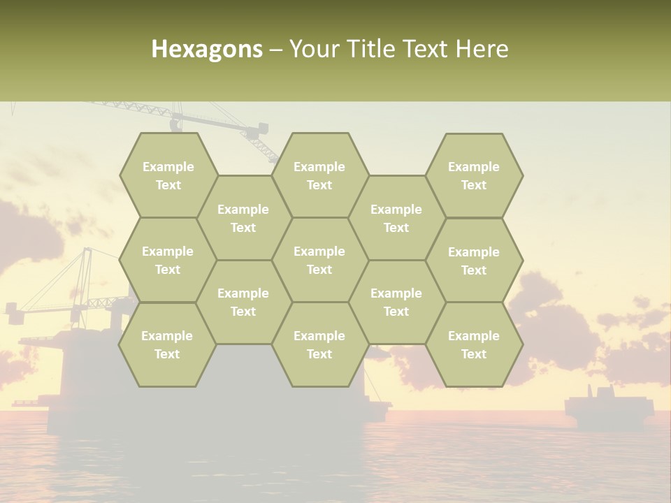 A Large Boat Floating On Top Of A Body Of Water PowerPoint Template