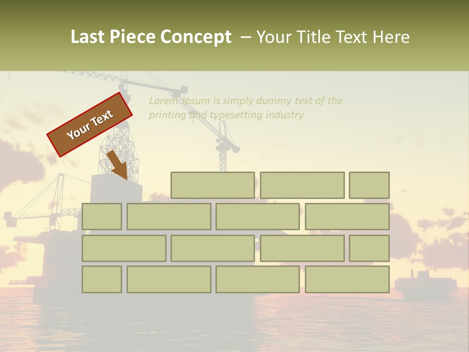 A Large Boat Floating On Top Of A Body Of Water PowerPoint Template