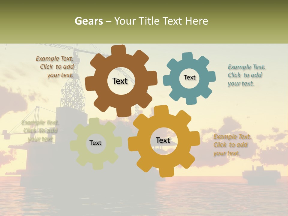 A Large Boat Floating On Top Of A Body Of Water PowerPoint Template