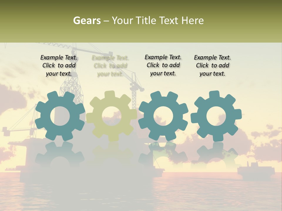 A Large Boat Floating On Top Of A Body Of Water PowerPoint Template