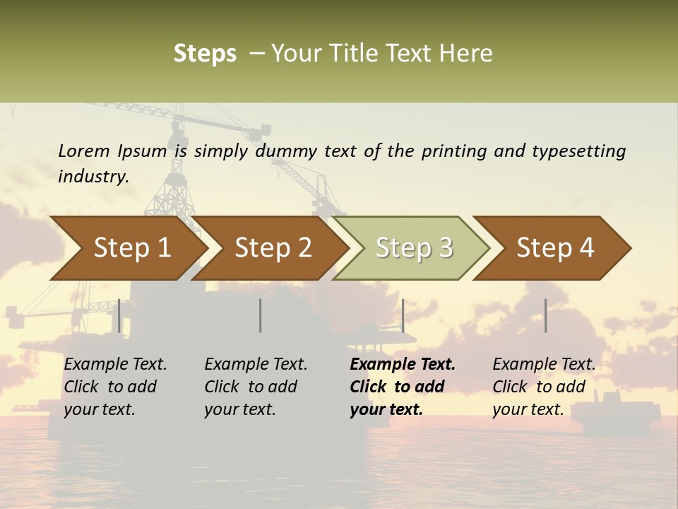 A Large Boat Floating On Top Of A Body Of Water PowerPoint Template