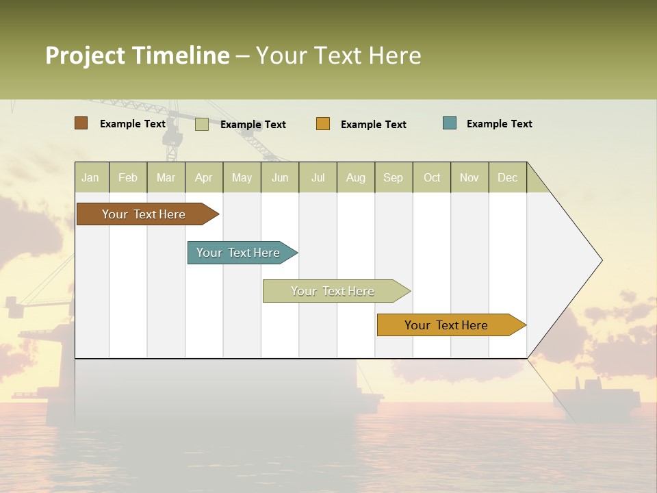 A Large Boat Floating On Top Of A Body Of Water PowerPoint Template