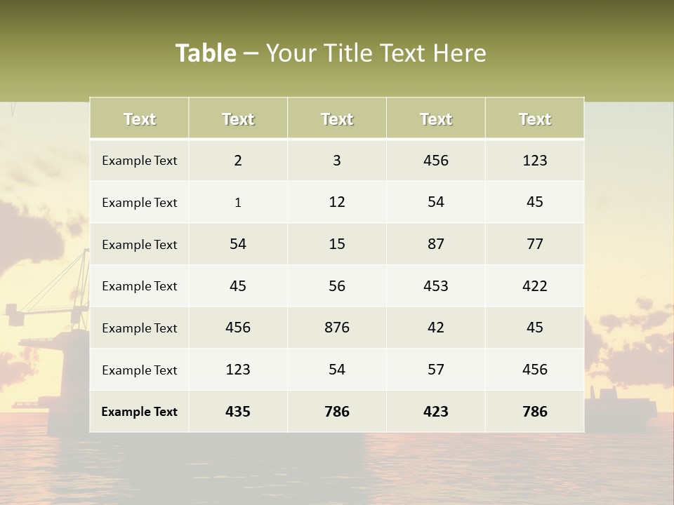 A Large Boat Floating On Top Of A Body Of Water PowerPoint Template