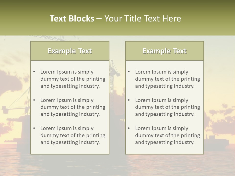 A Large Boat Floating On Top Of A Body Of Water PowerPoint Template