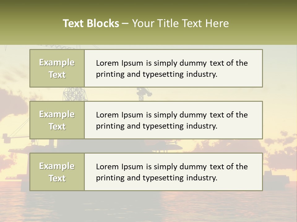 A Large Boat Floating On Top Of A Body Of Water PowerPoint Template