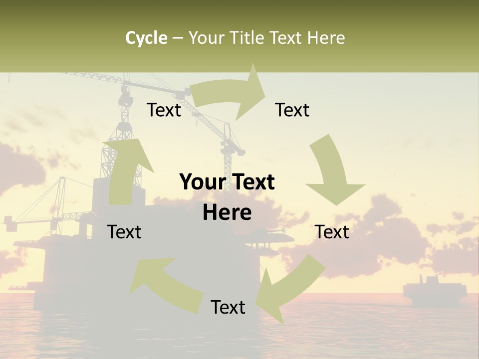 A Large Boat Floating On Top Of A Body Of Water PowerPoint Template