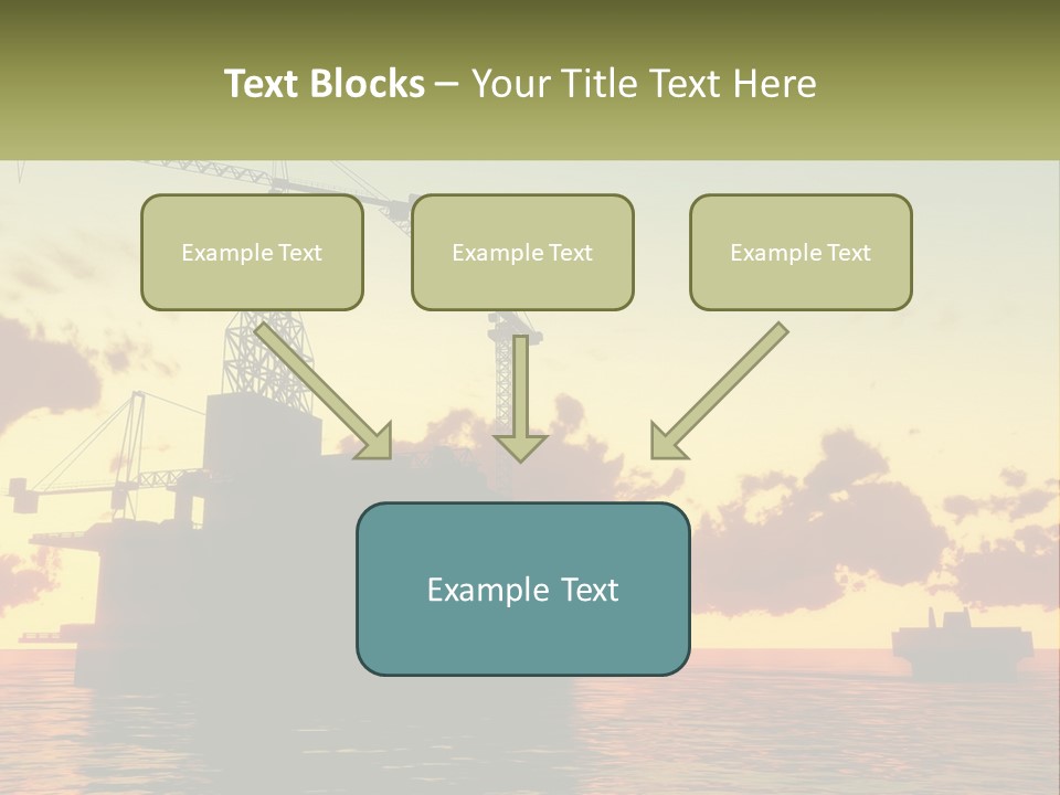A Large Boat Floating On Top Of A Body Of Water PowerPoint Template