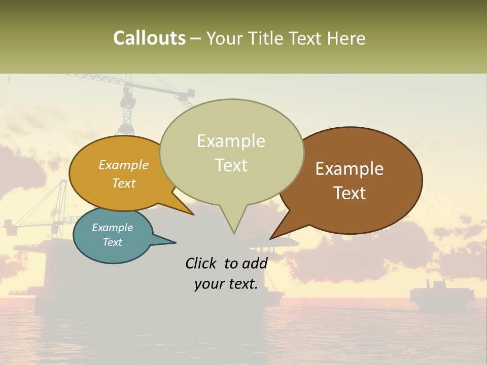 A Large Boat Floating On Top Of A Body Of Water PowerPoint Template