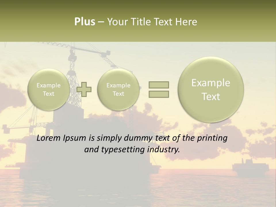 A Large Boat Floating On Top Of A Body Of Water PowerPoint Template