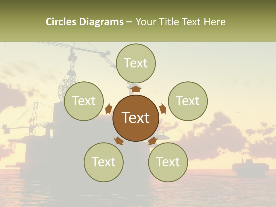 A Large Boat Floating On Top Of A Body Of Water PowerPoint Template