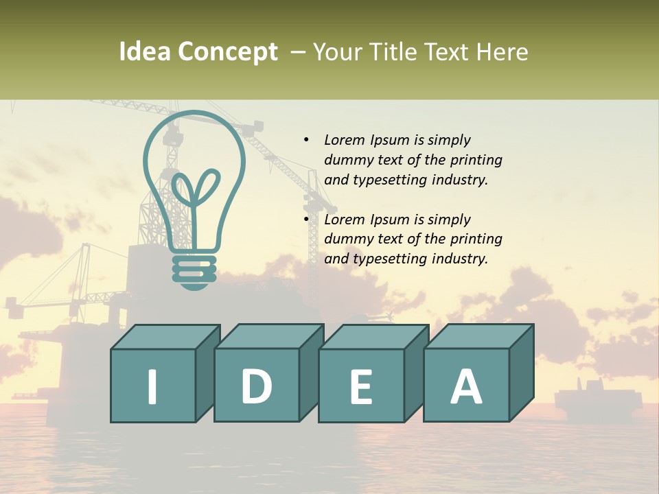 A Large Boat Floating On Top Of A Body Of Water PowerPoint Template