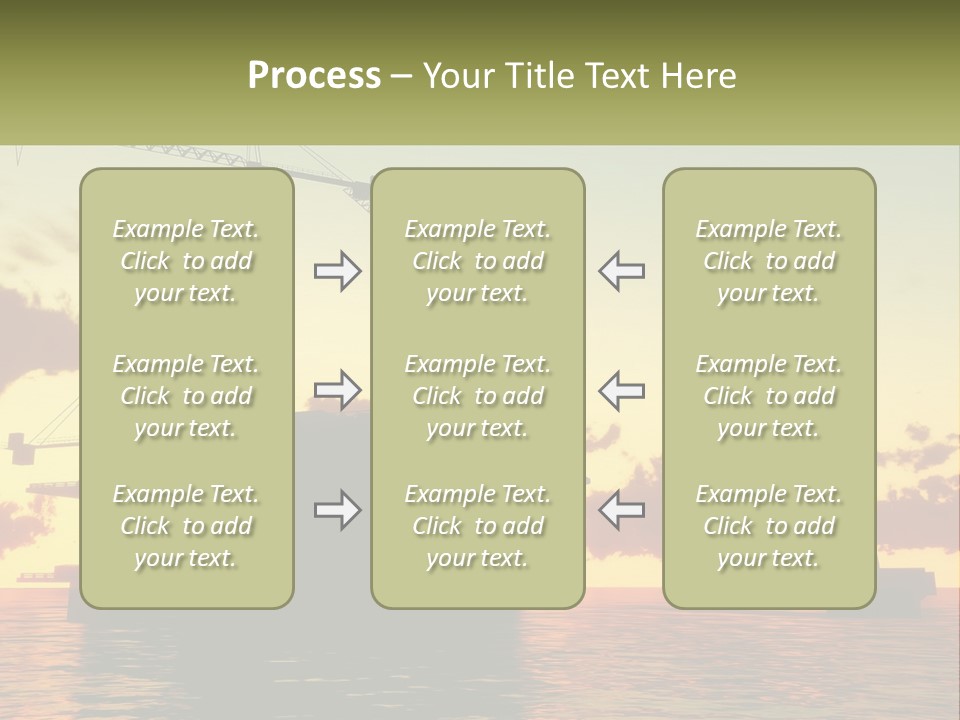 A Large Boat Floating On Top Of A Body Of Water PowerPoint Template