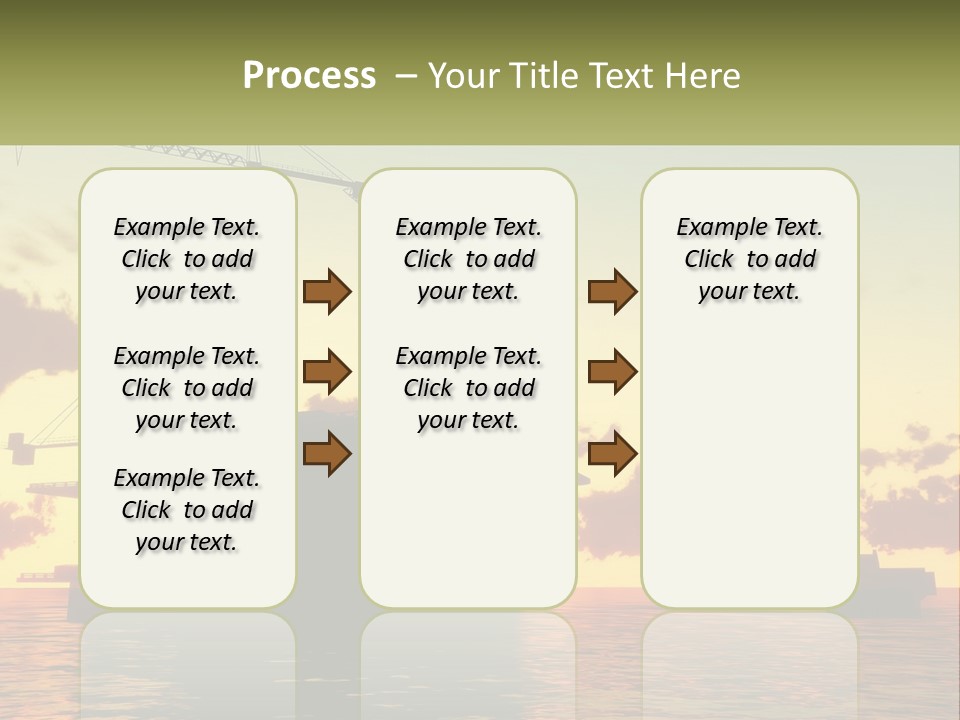 A Large Boat Floating On Top Of A Body Of Water PowerPoint Template