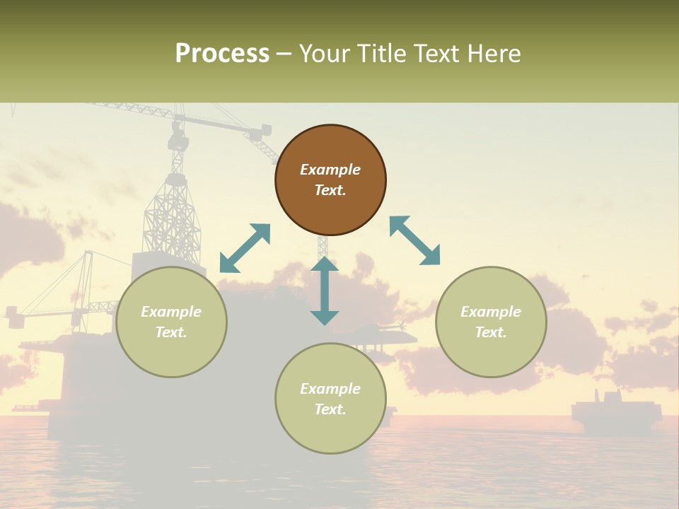 A Large Boat Floating On Top Of A Body Of Water PowerPoint Template