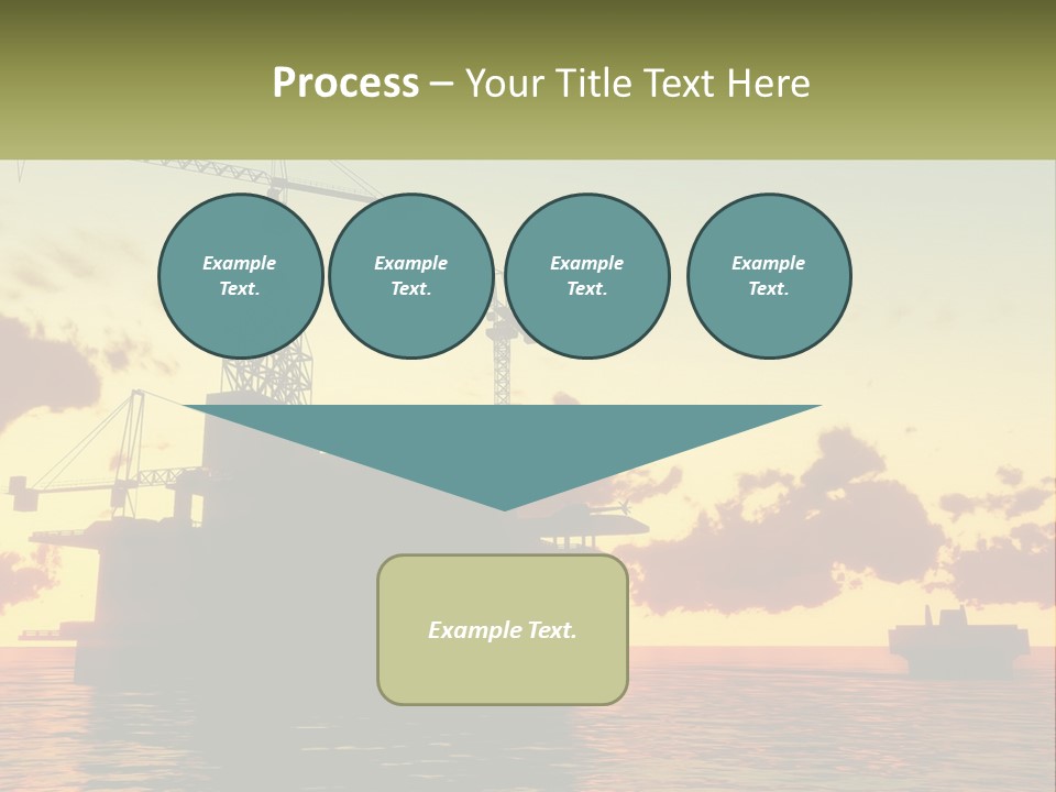 A Large Boat Floating On Top Of A Body Of Water PowerPoint Template