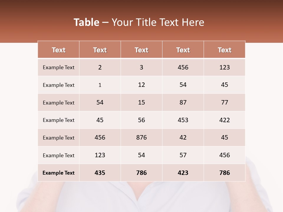 A Man Holding A Card With A Red Bow On It PowerPoint Template