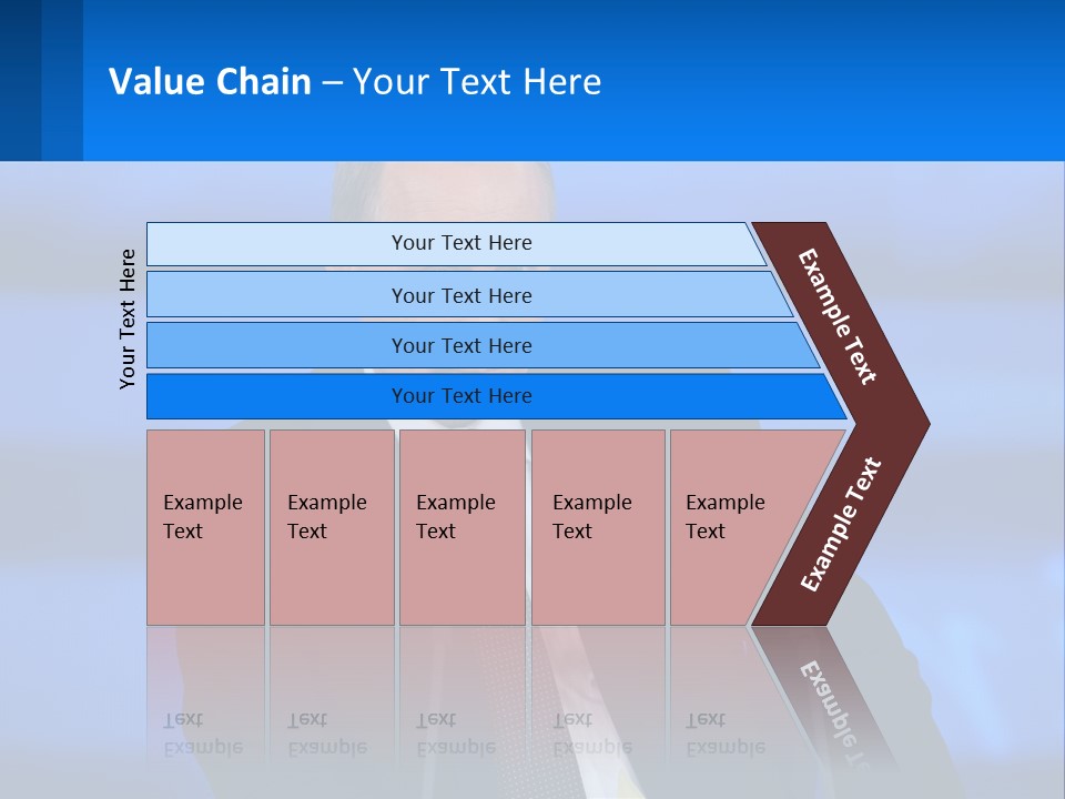 A Man In A Suit And Tie Sitting At A Table PowerPoint Template