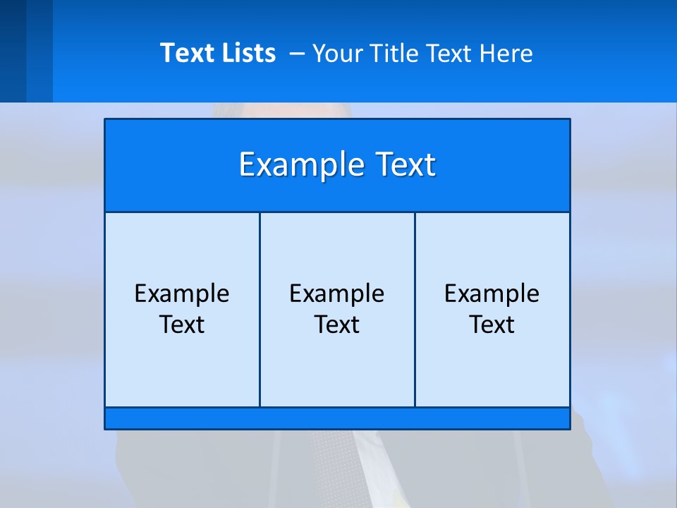 A Man In A Suit And Tie Sitting At A Table PowerPoint Template