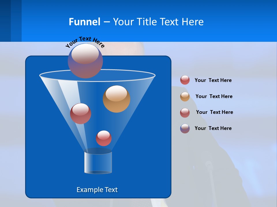 A Man In A Suit And Tie Sitting At A Table PowerPoint Template