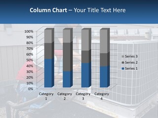 A Man And A Woman Working On An Air Conditioner PowerPoint Template