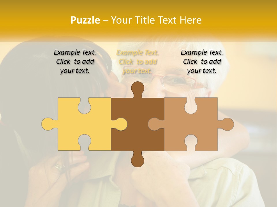 A Woman Kissing A Woman On The Cheek PowerPoint Template