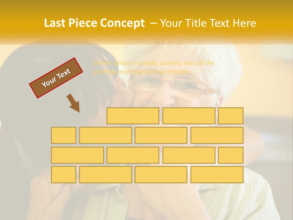 A Woman Kissing A Woman On The Cheek PowerPoint Template