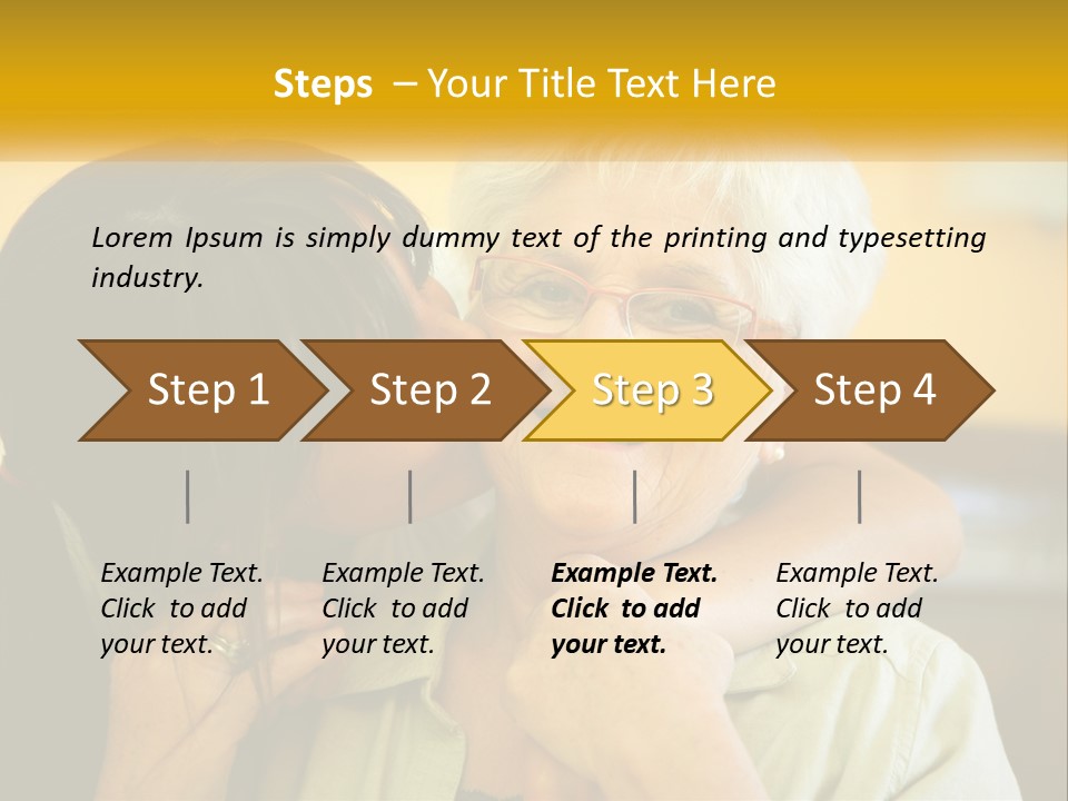 A Woman Kissing A Woman On The Cheek PowerPoint Template