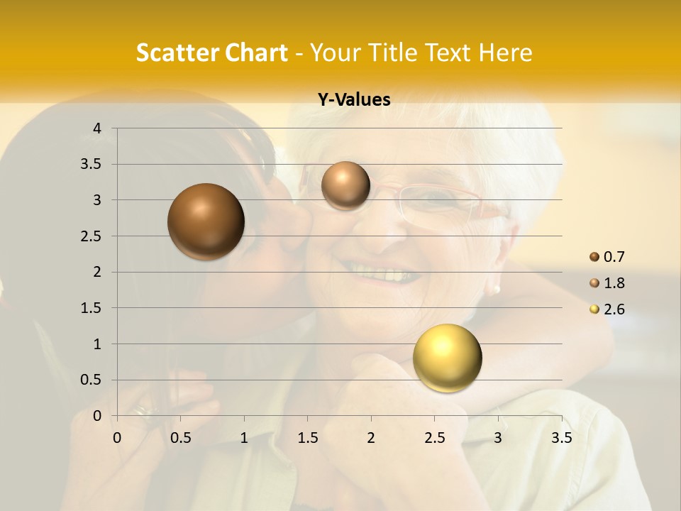 A Woman Kissing A Woman On The Cheek PowerPoint Template