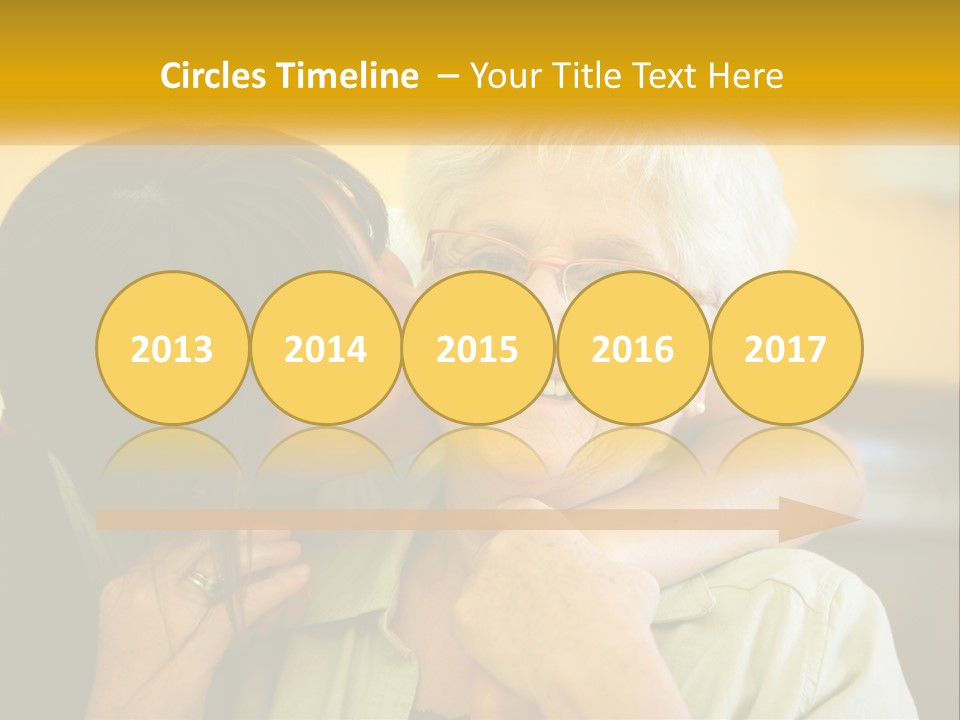 A Woman Kissing A Woman On The Cheek PowerPoint Template