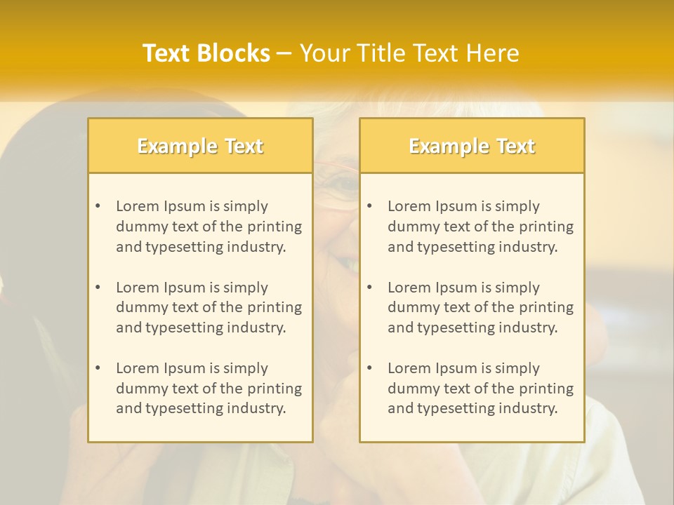 A Woman Kissing A Woman On The Cheek PowerPoint Template