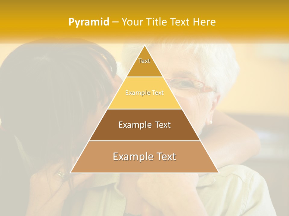 A Woman Kissing A Woman On The Cheek PowerPoint Template