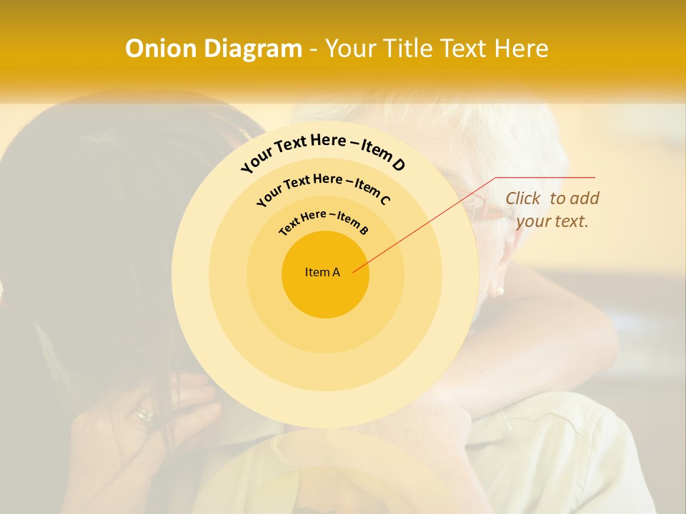 A Woman Kissing A Woman On The Cheek PowerPoint Template