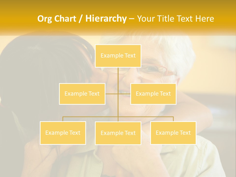 A Woman Kissing A Woman On The Cheek PowerPoint Template