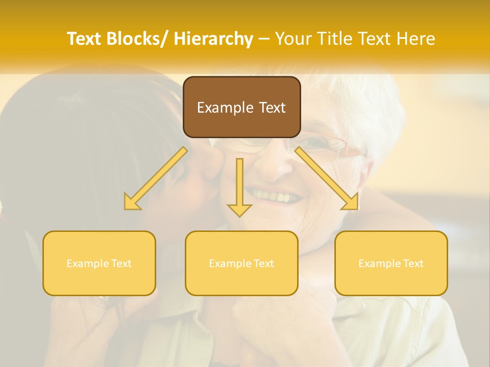 A Woman Kissing A Woman On The Cheek PowerPoint Template