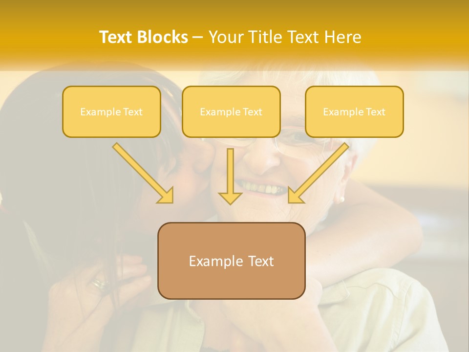 A Woman Kissing A Woman On The Cheek PowerPoint Template