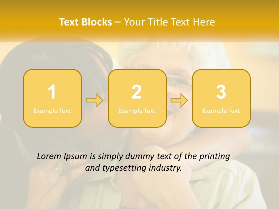 A Woman Kissing A Woman On The Cheek PowerPoint Template