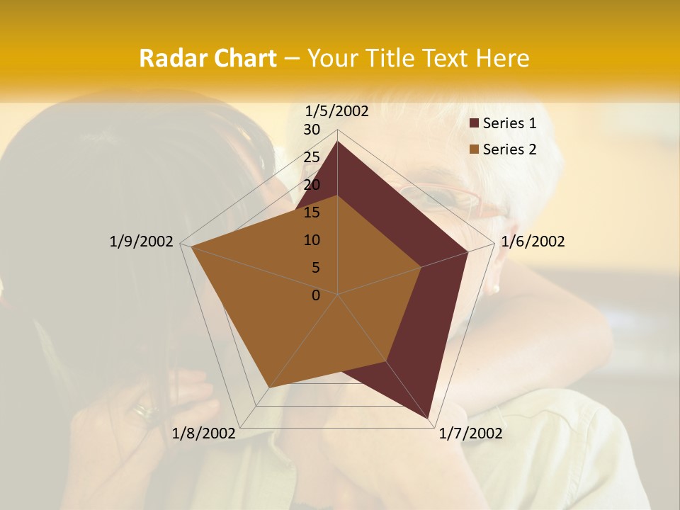 A Woman Kissing A Woman On The Cheek PowerPoint Template