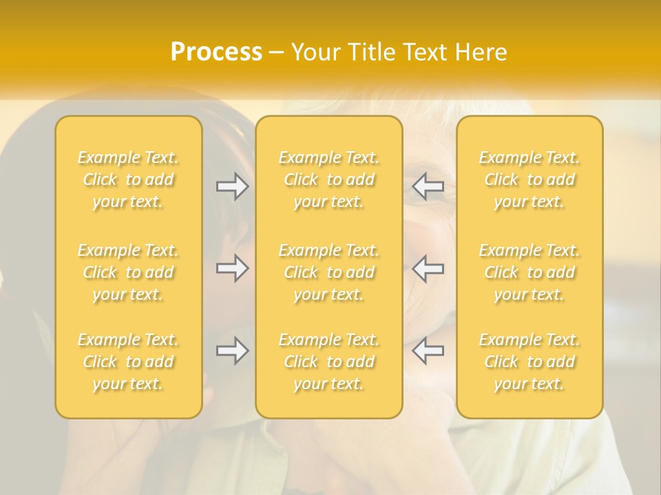 A Woman Kissing A Woman On The Cheek PowerPoint Template