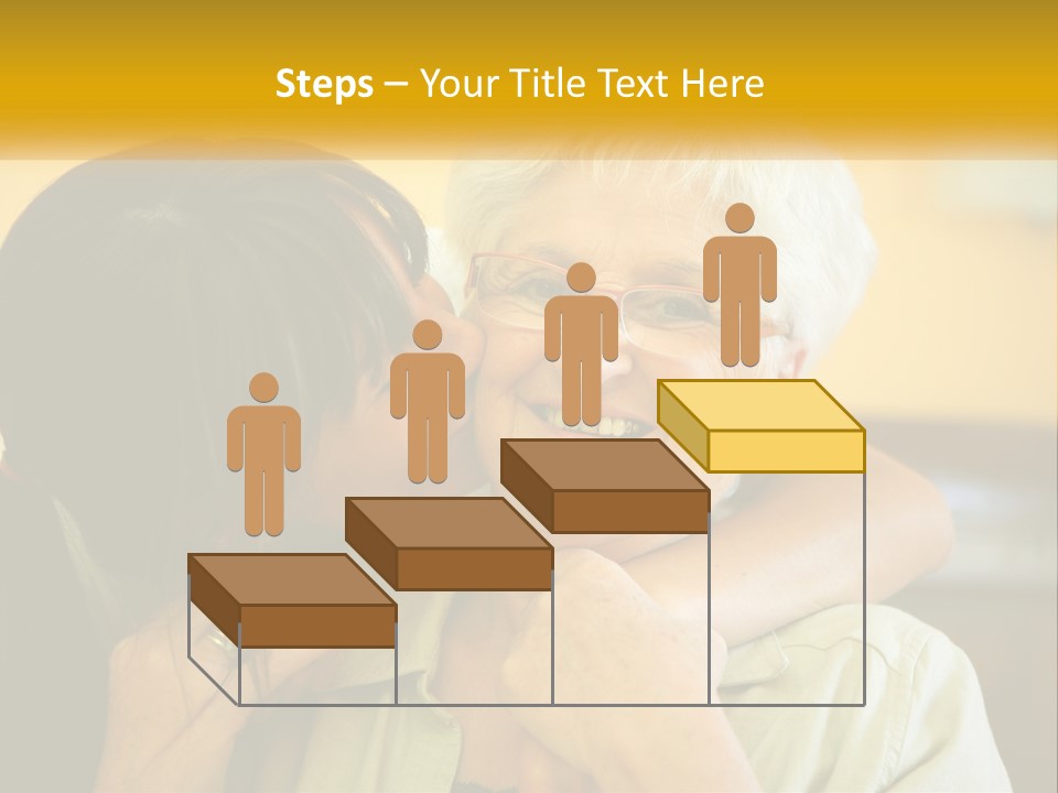 A Woman Kissing A Woman On The Cheek PowerPoint Template