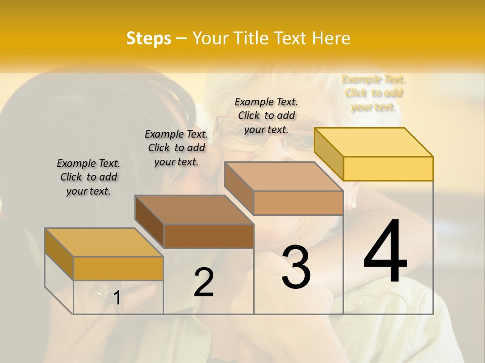 A Woman Kissing A Woman On The Cheek PowerPoint Template