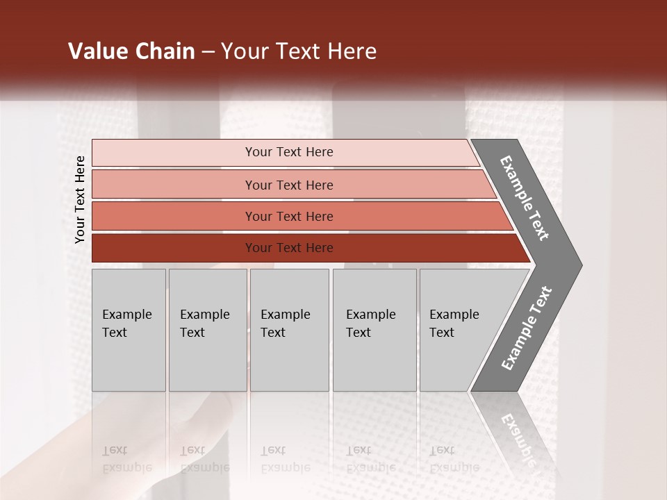 A Person Holding A Card In Front Of A Door PowerPoint Template