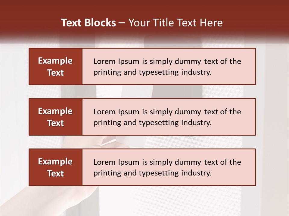 A Person Holding A Card In Front Of A Door PowerPoint Template