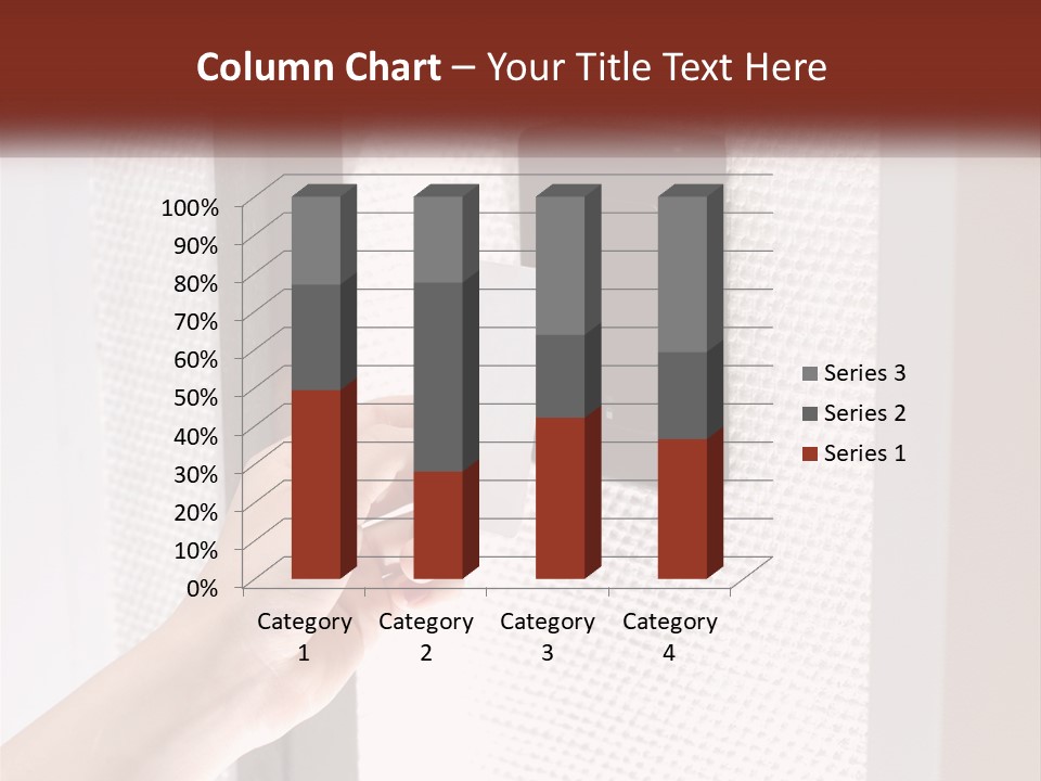 A Person Holding A Card In Front Of A Door PowerPoint Template